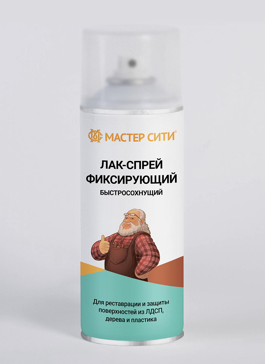 Лак-спрей фиксирующий быстросохнущий 210 мл